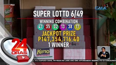 anong lumabas sa lotto kagabi|Tumama ng P147.